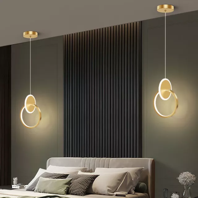 LED Pendant Light Home Chandelier Lighting Bedroom Lamp Bar Gold Ceiling Lights