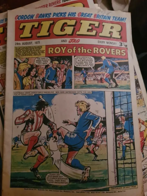 Tiger and Jag Comic - 28th August 1971