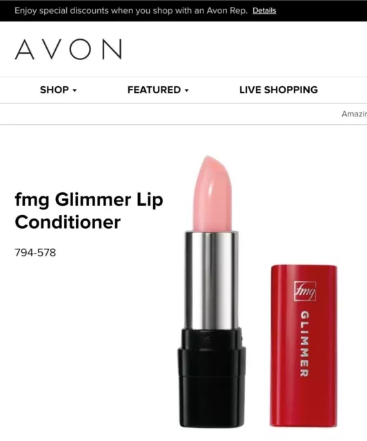 Avon Glimmer (was Beyond Color) Lip Conditioner -Clear- FREE SHIPPING with box 2