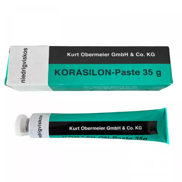 Korasilon-Paste Silicone Lubricant Grease with Low Viscosity 35 g. NEW