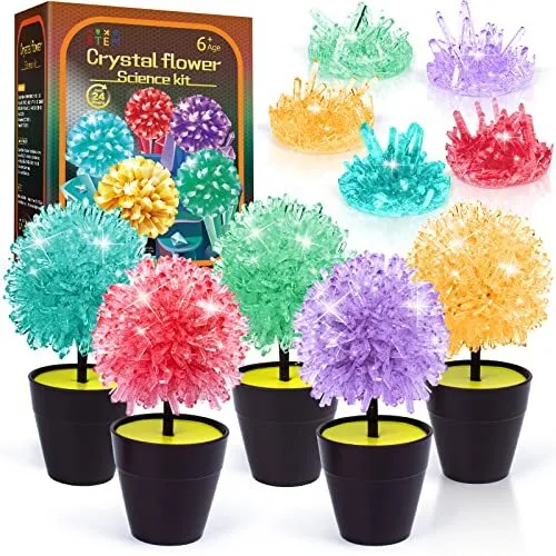 Crystal Growing Kit, STEM Projects Science Kits for Kids Age 8-12, Girls Toys