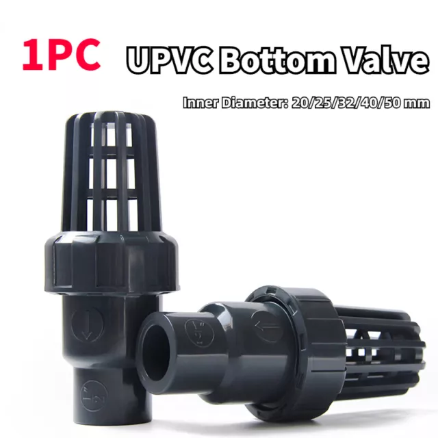 1PC Upvc Vanne Irrigation Bas Adaptateur Poisson Aquarium Carreaux Vanne Jardin