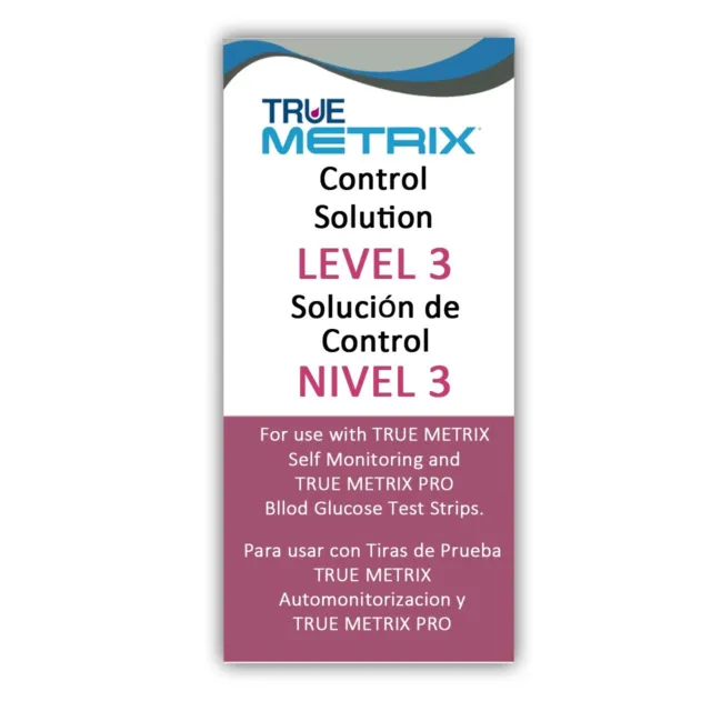Kontrolle Lösung Level 3 für Echt Metrix Messgerät