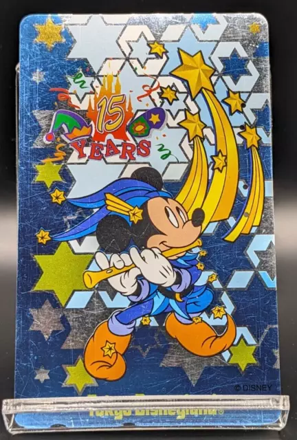 Telephone Card Japanese Tokyo Disneyland Mickey Mouse Used #30