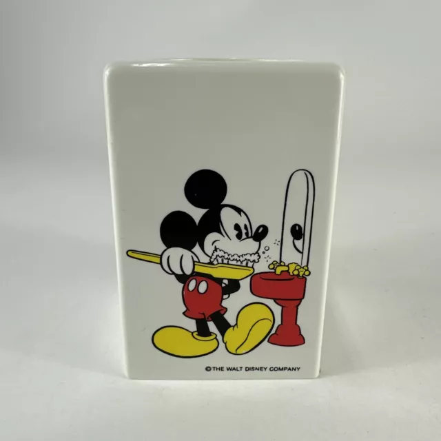 Walt Disney Mickey Mouse Dixie Solo Cup Holder Dispenser Bathroom Decor 1986 VTG
