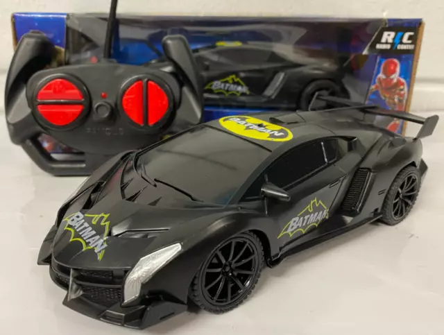 Lamborghini Batman Radio Remote Control Car Fast Speed Boxed Uk Stock