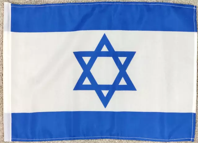 Israel Flagge  28x38 cm Hohlsaum Fahne    NEU