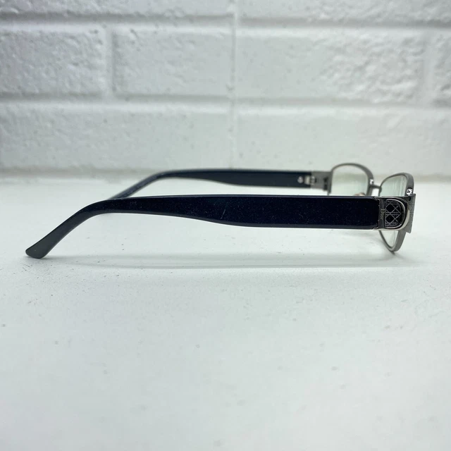 CHRISTIAN DIOR Eyeglasses Frame Black Silver Womens  53-15-135 17513 5