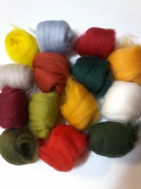 Wool 30micron Corriedale Pack.100gms Tops Roving. spin, felt, knit