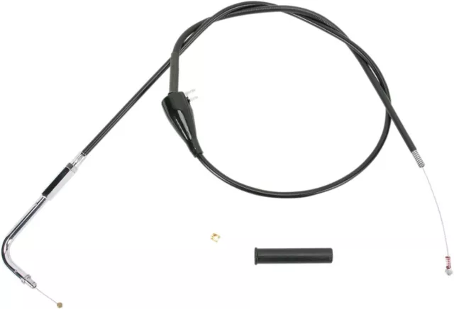 Drag Specialties Black Vinyl Idle Cable Black - 26.5 Inch For FXS 1584 2011