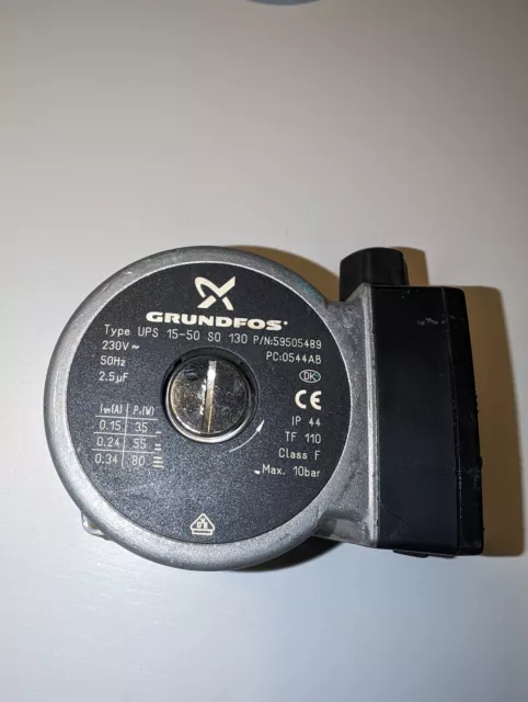 Grundfos UPS 15-50 S0 130mm Umwälz-Pumpe Heizungspumpe  - 59505489 PUMPENKOPF