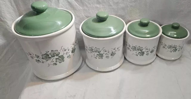 Corelle Callaway Canisters (4) - Jay Imports