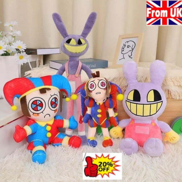 The Amazing Digital Circus Pomni Jax Stuffed Plush Doll Cute Toys Kids Xmas Gift