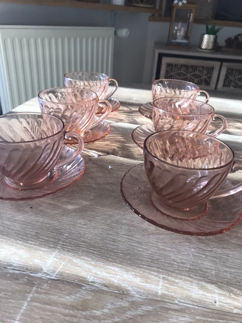 Lot De 2 Présentoirs à Tasses En Acrylique Transparent - Support Pour Verres Et Soucoupes - Organisateur Bar Ou Cuisine