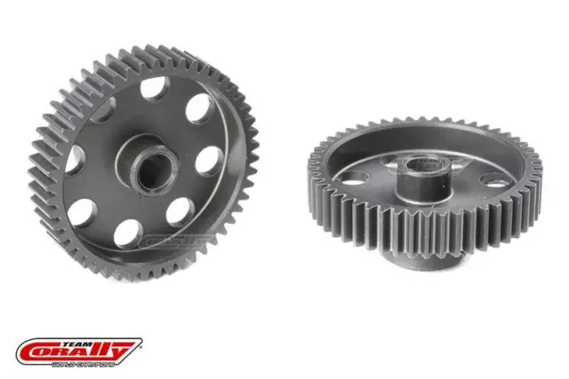 Team Corally 64 DP Motorritzel Hard Eloxiert AL7075 50 Zähne Welle 3.17mm / C-70