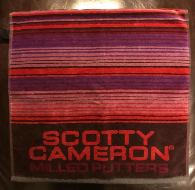 Scotty Cameron Golf Towel Serape New Golf Towel Gallery Release Pink Red