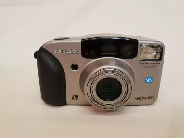 Kompaktkamera Minolta Vectis 40, APS Film + Blitz wetterfest CC218
