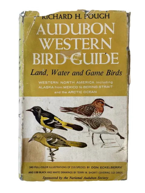 Audubon Western Bird Guide, Richard H. Pough 1957 Book Club Edition Ex Library
