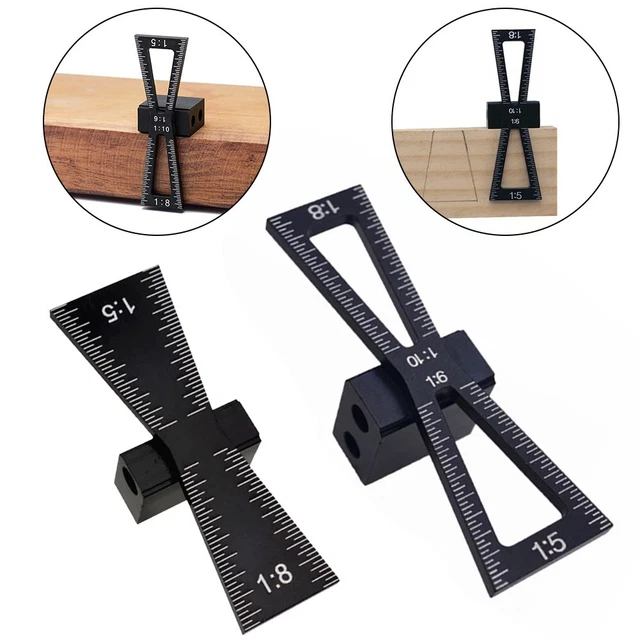 Efficiente lavorazione del legno coda di rondine modello pennarello con due marcature V
