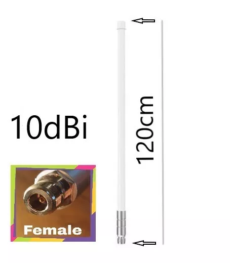 868MHz LoRa Helium 10dBi N Type Fiberglass EU Antenna For HNT,NEBRA,BOBCAT,RAK