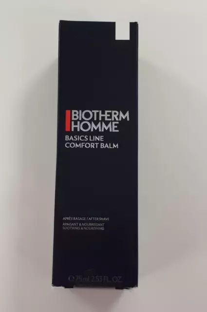 BIOTHERM Homme basic line Baume Après-Rasage 75 ml apaisant & nourrissant /EBPT