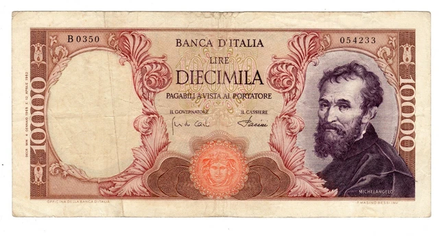BILLET ITALIE 10000 LIRE DIECIMILA VOLTA 1984