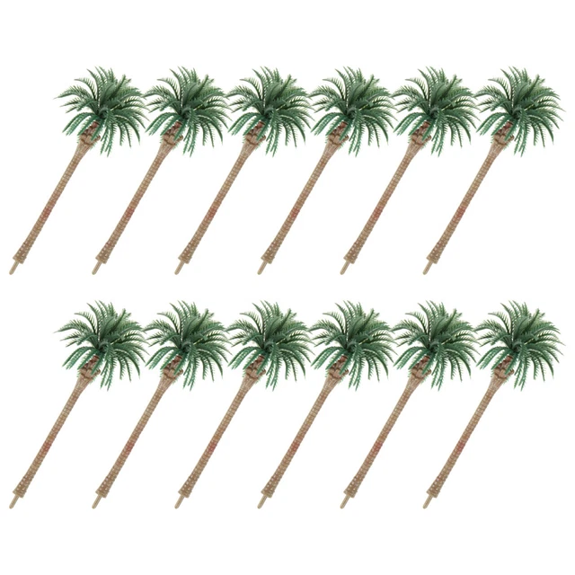 12 pz modellino allenamento albero di cocco Hainan decorazione muschio albero modello