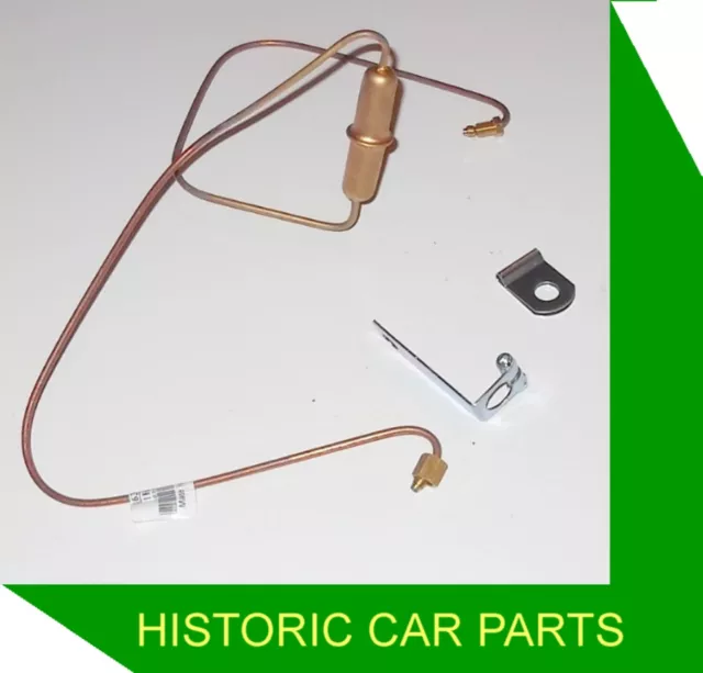 Vacuum ADVANCE & RETARD PIPE with screw ends for Morris Minor Series III 1956-60