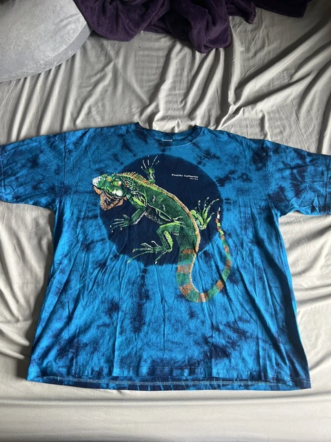 Chemise Homme Yazbek Mexique Puerto Vallarta Y2K - AOP Pyramides Aztèques & Aliens - XL