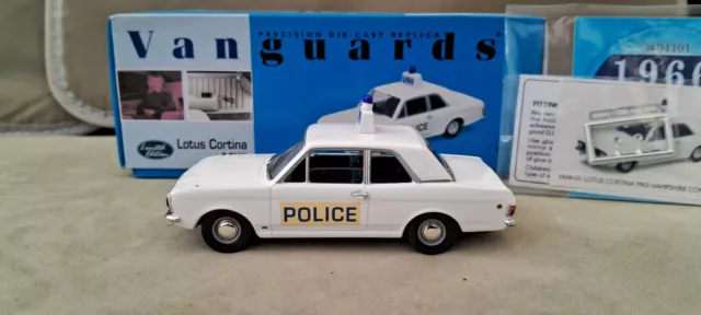 Vanguards -Lotus Cortina MK11 POLICE (Hampshire Constabulary) Ltd Edition