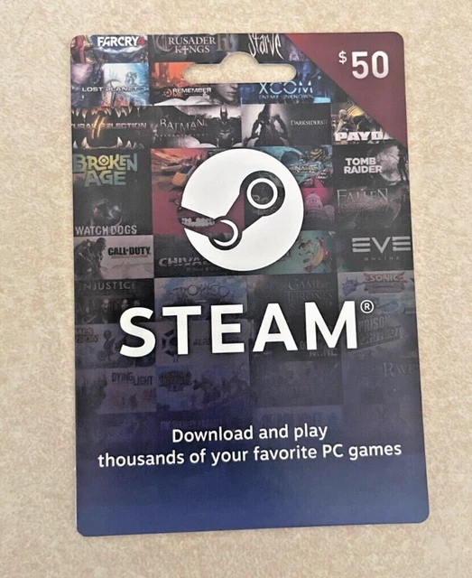 Steam Gift Card 50$