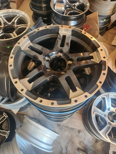 15" x  5" ALUMINUM TRAILER WHEEL 5-LUG ON 4.5 INCHES  -