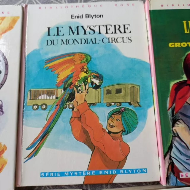 Lot De 5 Série Mystère Enid Blyton Livres Bibliothèque rose années 60 70 Livre 3