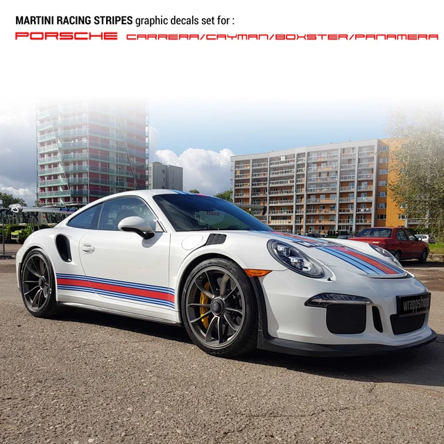 GULF LE MANS SIDE RACING STRIPES and logos for PORSCHE Cayman / Boxster £166.98 - UK