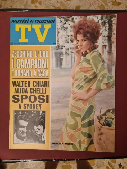 TV SORRISI E CANZONI n 13 1969 Ornella Vanoni