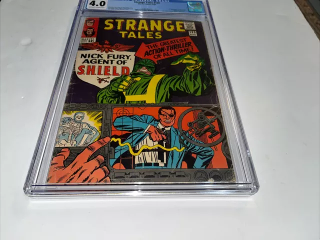 Strange Tales (1965) # 135 (CGC 4.0) Stan Lee Story • 1st App SHIELD Nick Fury 3