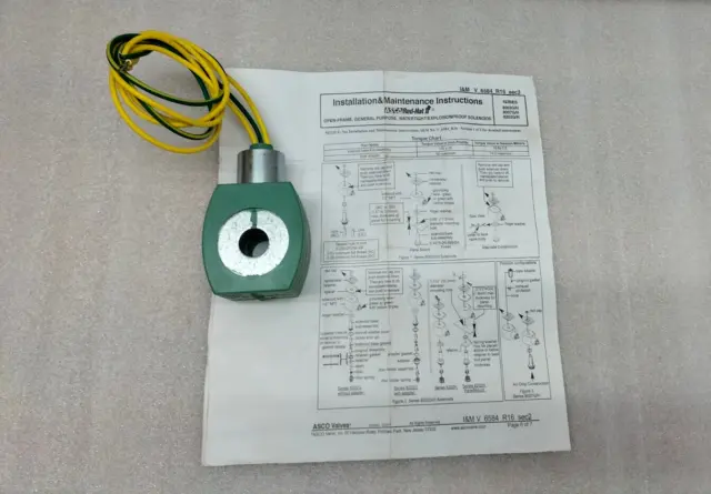 Asco Red Hat Mp-C-082 Solenoid Coil V- 240/60 220/50