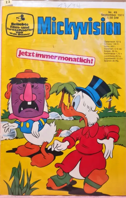 Micky Vision Hefte ab Nr.49   1974 ab. Z 0-/1-  (1978)