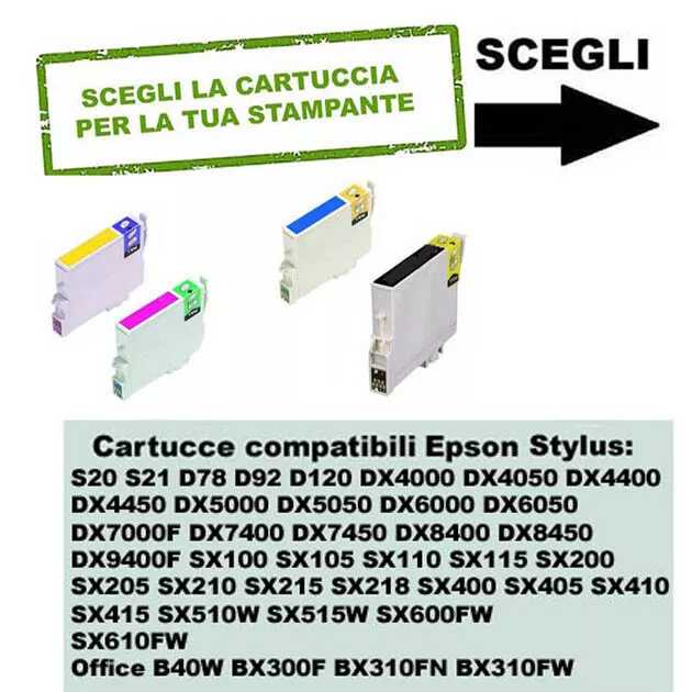 CARTUCCIA Compatibile T0700 (serie "Ghepardo") per stampante EPSON Stylus ***