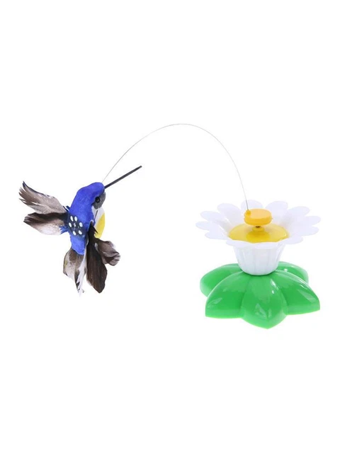 Cat Teaser Toy Rotatable Pet Supplies Hummingbird Shape Electric Interactive Toy