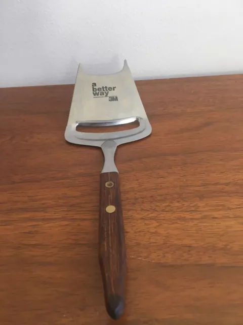 3M Advertising Cheese Slicer Wood Handle Minnesota Mining Manufacturing Promo