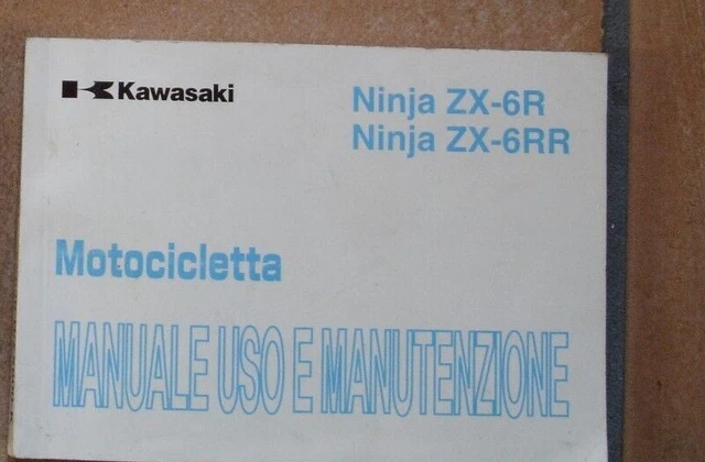 Libretto uso manutenzione kawasaki zx636 ninja 2003-2004 owner book originale