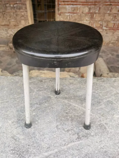 Dentist stool, vintage 1950's dentist stool, retro dentist tripod stool