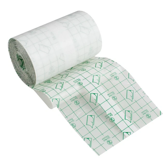 CE Medical Permeable Impermeable 15cm*10m Herida Adhesiva Transparente Cómoble