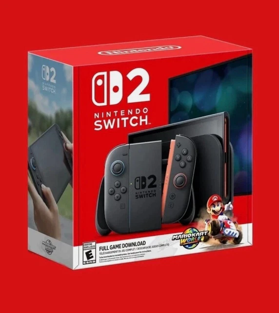 NINTENDO SWITCH 2 + Mario Kart World Bundle Pre-Order (READ DESCRIPTION ...