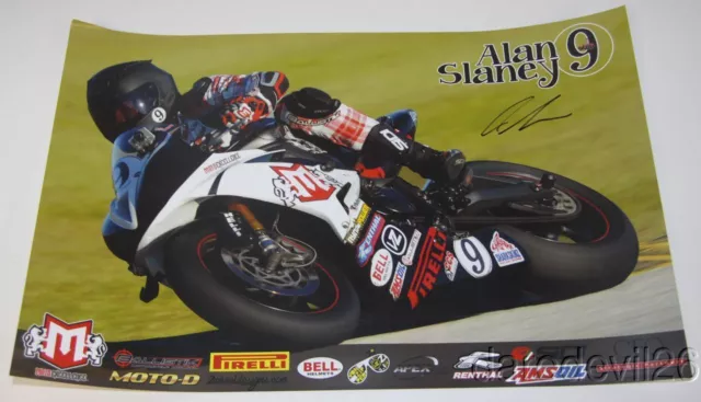 2015 Alan Slaney signed Triumph Daytona 675 Daytona 200 ASRA poster