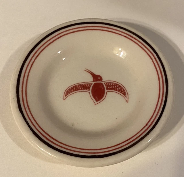 Beautiful Santa Fe Railroad Mimbreno China Butter Pat