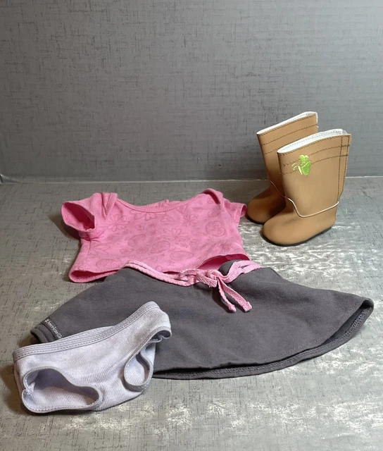 American Girl Doll Just Like You True Spirit Meet Outfit  2012 Top Skirt Boots