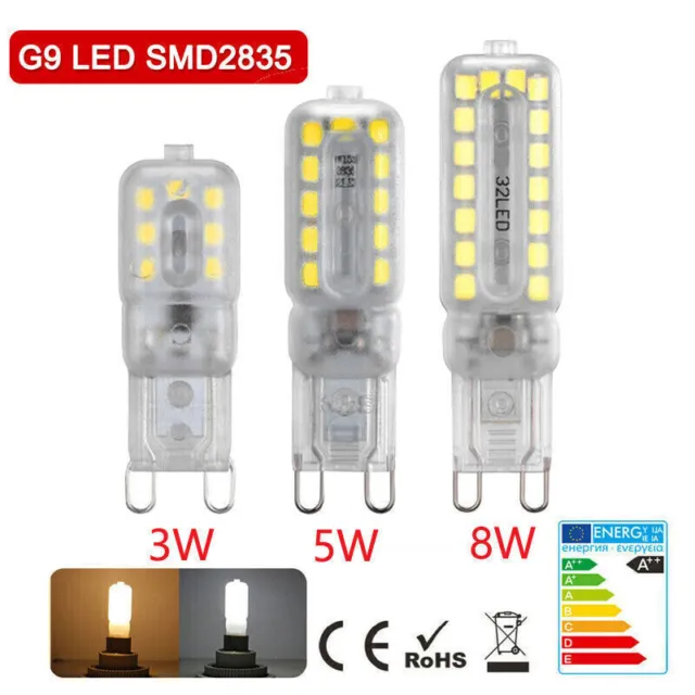4× G9 LED Glühbirne Stiftsockel Birne Energiesparlampen 3W 5W 7W Leuchtmittel 3
