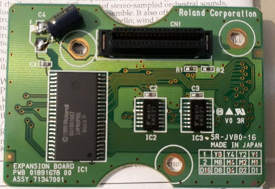 Roland SR-JV80-11 TECHNO COLLEZIONE espansione Board JV1080 JV2080 XV5080 XV5050 